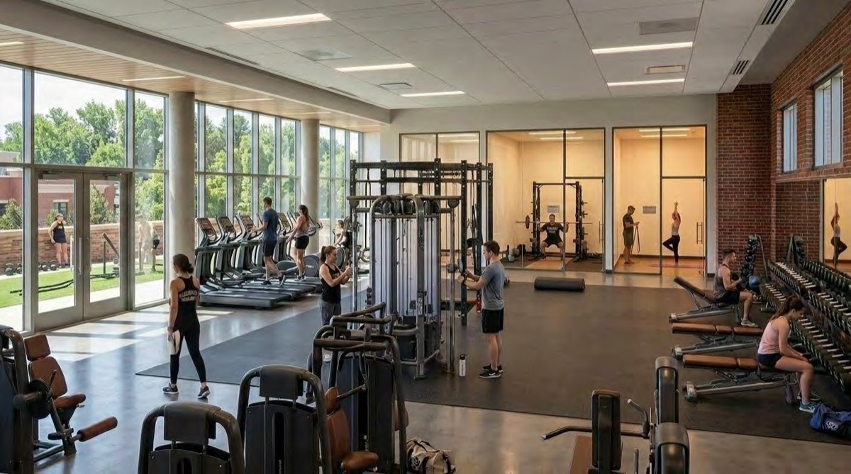 2885 Aurora fitness center rendering