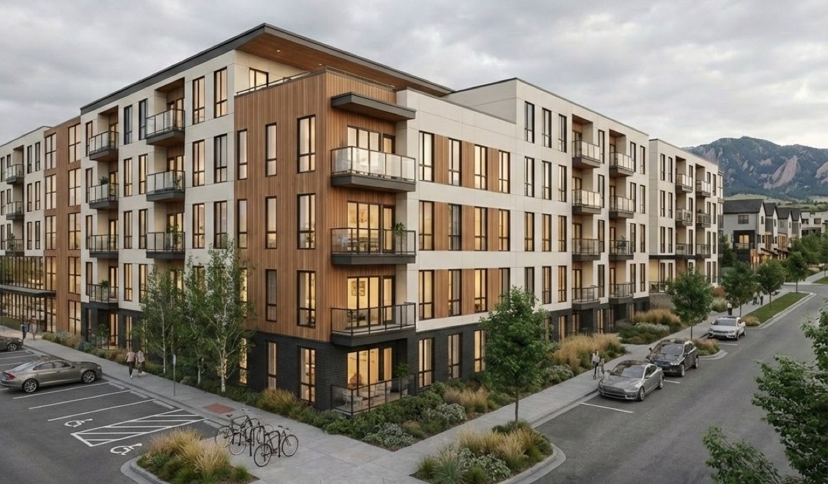 The Lodge — redevelopment site rendering